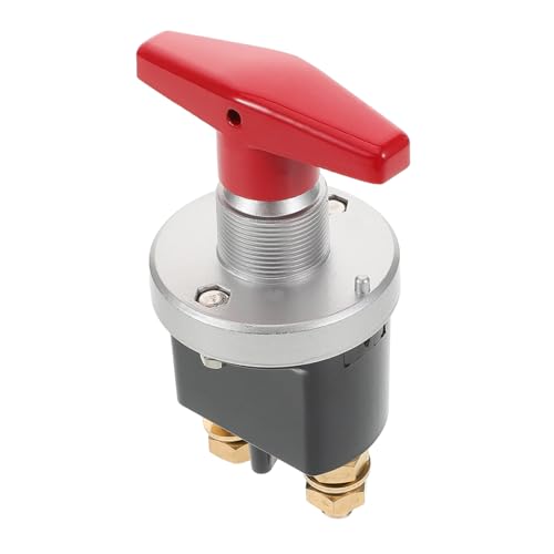 STOBAZA Battery Cut Off Switch with Out Plate Heavy Duty Disconnect for Truck Rv Yacht Safety Switch to Prevent Drain Rapid Emergency Shutdown High Compatibility