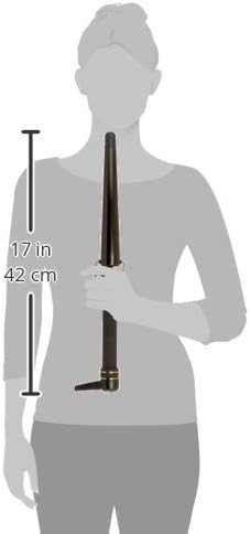 HOT TOOLS Professional Black Gold XL Tapered Curling Wand for Long Lasting Curls or Waves, 1 1/4 Inches
