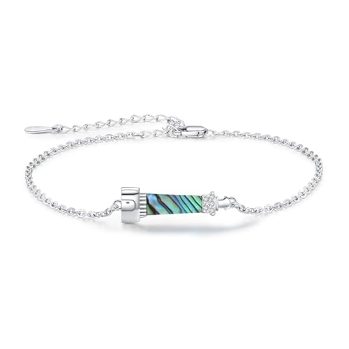 Image of Dragonfly Bracelet 925 Sterling Silver Butterfly Bracelet Adjustable Celtic Moon Bracelet Irish Celtic Jewelry Gifts for Women