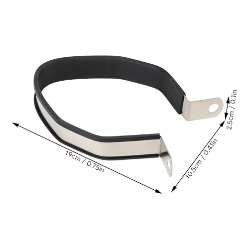 Image of Exhaust Muffler Clamp Stainless Steel Motorcycle Exhaust Hanger Motorcycle Exhaust Muffler Pipe Bracket Clip Universal Exhaust Hanger