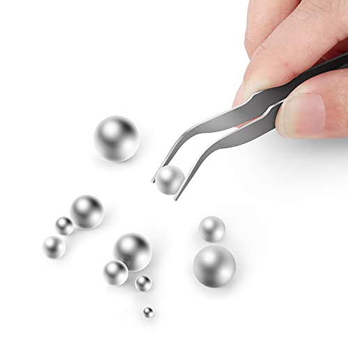Qcqiang 620Pcs 12 Size Precision Steel Balls, Coin Ring Making Balls Assortment Kit 1Mm, 2Mm, 2.5Mm, 3Mm, 3.5Mm, 4Mm, 4.5Mm, 5Mm, 5.5Mm, 6Mm, 7Mm, 8Mm #TOP3