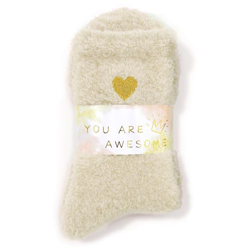 Image of American Trends Fuzzy Socks for Women in Gift Box, Ultra-Soft Cloud Sleep Socks Gifts for Women, Ready to Gift
