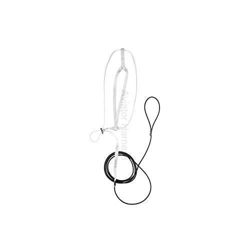 Image of The AVIATOR Pet Bird Harness and Leash: XX-Large Silver