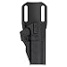 Drop Offset Holster for CZ 75 SP-01 Shadow, Tactical Outside Waistband Polymer Mid-Ride Belt Holster with 360°Adustable Cant, OWB Pistol Holster for Open Carry, RH, Black