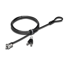 Kensington T-Bar Standard Keyed Lock Slot for Laptops, Durable 6 Carbon Steel Cable Computer Lock, K65035AM