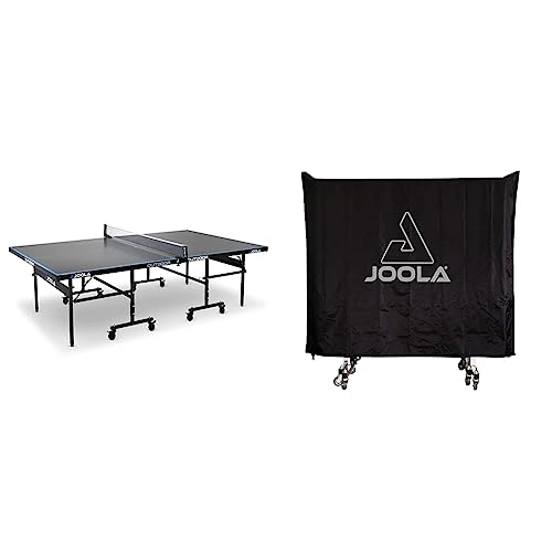JOOLA 11642 Tischtennisplatte Outdoor J200A-Profi Tischtennistisch 6 MM Aluminium-Verbundoberfläche & wasserdichte Tischdecke, mit Zwei Funktionen, für drinnen und draußen, Schwarz JOOLA 11642 Tischtennisplatte Outdoor J200A-Profi Tischtennistisch 6 MM Aluminium-Verbundoberfläche & wasserdichte Tischdecke, mit Zwei Funktionen, für drinnen und draußen, Schwarz