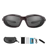 PLCPDM Augenschutz, Brillen, Schutzbrillen für Jugendliche, Teenager, Erwachsene, staubdicht, kratzfest, Fahrräder, Reitbrille