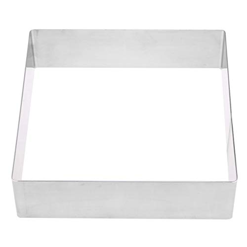 SOIMISS 17 Inch Square Cake Ring Stainless Steel Baking Frame
