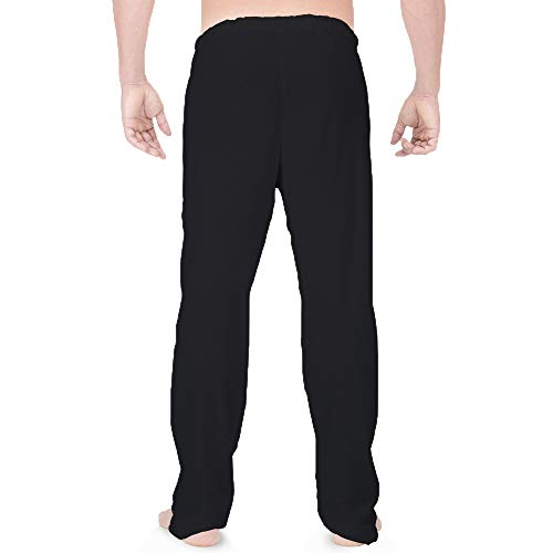 Cottonique Men's Latex-Free Drawstring Lounge Pants Made from 100% Organic Cotton (Melange)3