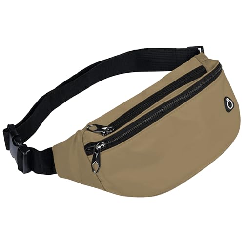 Image of Fanny Packs for Men and Women, Water-Repellent Sports Waist Pack Bag for Travel Hiking Running Hands-free