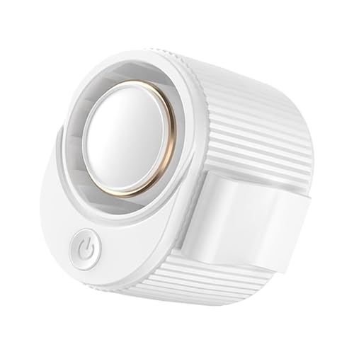 Ventilador Portátil - Ventilador Recargable Portátil,Dispositivo De Enfriamiento Sin Aspas Con 3 Velocidades Ajustables, 1200mAh Para Exteriores, Camping, Senderismo, Festivales,