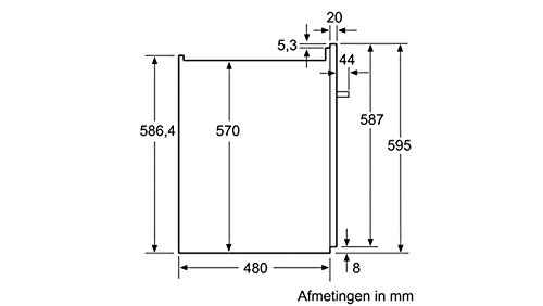 Siemens SC78M530EU Sottopiano 8coperti A+ lavastoviglie