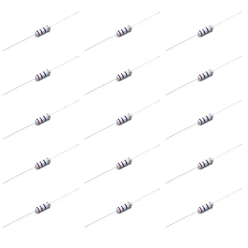 Fielect 100Pcs 27ohm Resistor 1W 5% Metal Oxide Film Resistors Axial Lead Flame Proof for DIY Electronic Projects and Experiments Tolerance