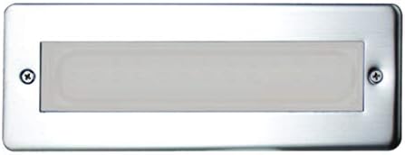 Leyton Lighting Enzo Slim Bricklight Outdoor Light IP65 Stainless Steel White LED Opal