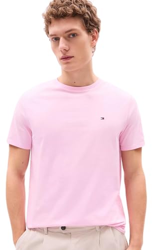 Image of Tommy Hilfiger Men's Stretch Jersey Crew Neck T-Shirt Gray