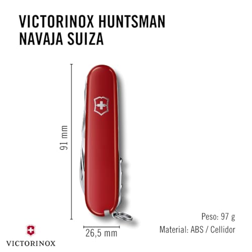 Miniatura 3 de Victorinox Navaja Cazador 15 Funciones, Tijeras, Sierra, Destornillador Rojo - Rojo, Einheitsgröße