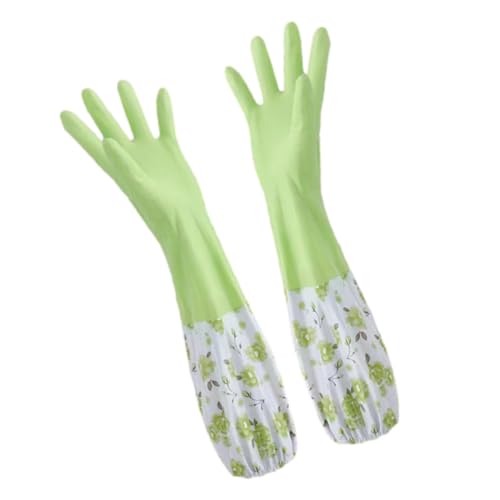 HOUDERCO 1 Par De Guantes De Cocina Para Limpiar, Lavar, Trabajar, Guantes Gruesos Para Lavar Platos, Guantes De Lavado De Invierno