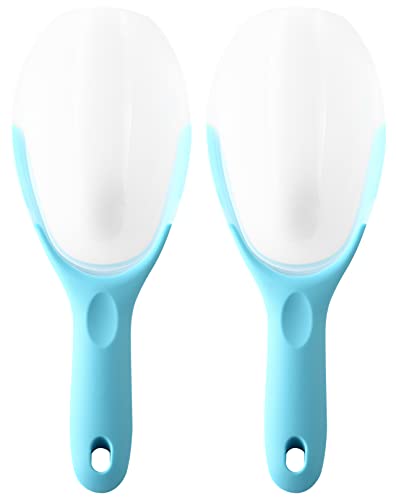 Image of Spring Chef Magnetic Ice Scoop for Freezer, Ice Machine - Aqua Sky, 2 Pack