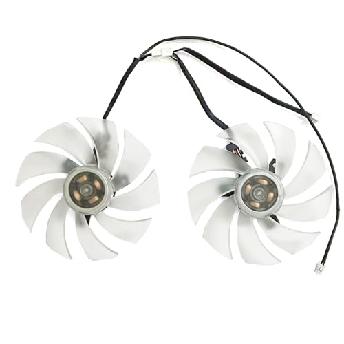 Laptop Parts for PowerColor for Hellhound for Spectral White for AMD Radeon RX 6650 XT 8GB GDDR6 GPU Fan 98MM 4PIN FD10015H12D