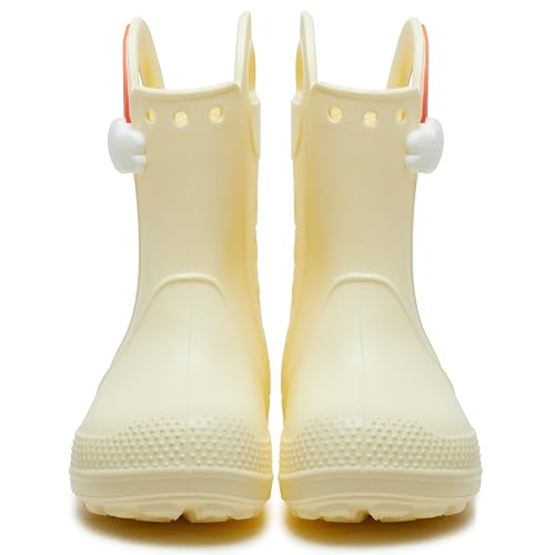 Image of Crocs Kids' Handle It Rain Boots | Waterproof Slip On Shoes | Kids' Rain Boots
