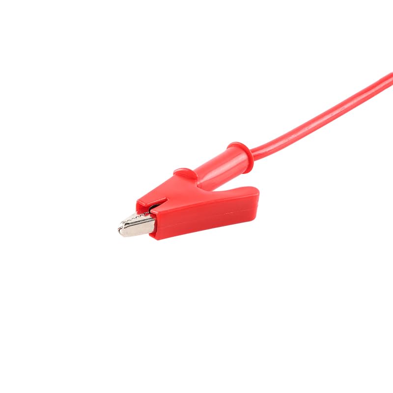 Image of Alligator Clips Wires Test Leads, Dual Ended Crocodile Wire Jumper Cables Heavy Duty Wire for Electrical Testing,1m Red 1500V 10A 2PCS