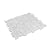 Basketweave Dolomite Marble Mosaic Tile — 5.00 sq ft Box of 5 Sheets — White and Gray Polished 12x12 in Mesh Sheets — Kitchen Backsplash, Bathroom, Shower, Pool Accents