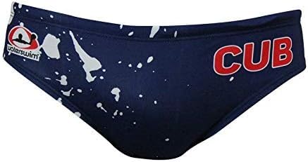 Suit Cuba Stripes Swimwear, Swim Briefs for Swimmers, Water Polo, Underwater Hockey, Underwater Rugby