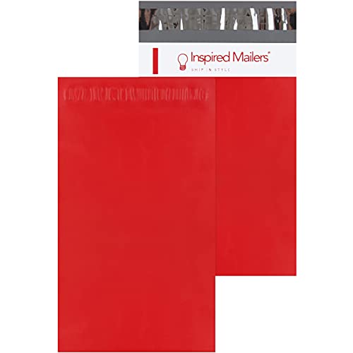 Image of Inspired Mailers - Poly Mailers 6x9-100 Pack - Red Poly Mailers - Shipping Envelopes 6x9 - Packaging Envelopes - Mailer Bags - Mailing Envelopes 6x9 - Small Shipping Bags