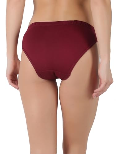 Image of Dollar Lehar Super Combed Cotton Women's Solid Hipster Panty - Actual Colour May Vary