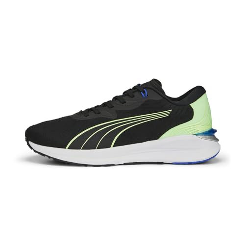 PUMA Herren Electrify Nitro 2 Straßen-Laufschuh, Black Fizzy Lime, 45 EU