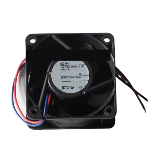 Ventilador 622H 12V soluciona sobrecalentamiento en sistemas de 3.5W