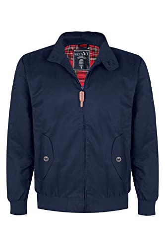 Mens Harrington Jacket Classic Water-Repellent Lightweight Vintage Outfit Coat2