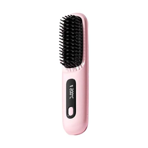 Go Brush Pro, 2025 New Numoya Gobrush Pro, Numoya Portable Straightener Brush - Gobrush Portable Straight Pro