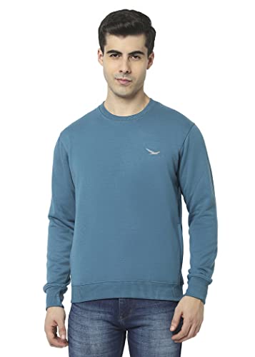 Image of HiFlyers Men's Cotton Blend Casual Crew Neck Sweatshirt