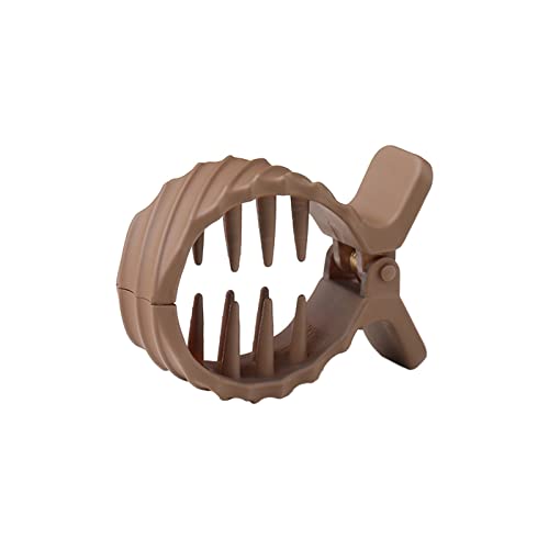 Fashion High Ponytail Mattes Claws Clip Shark Clip Horsetail Grip Sense Horse Fixed Artifact Tail Clip Hairpin Female Back Head Shark Clip Braid Cuffs For Hair Rose (A, One Size) #TOP26