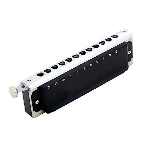 PacuM Harmonica par Instrument Clé Harmonica Harpe Chromatique 12 Trous 48 Tons Orgue à Bouche Instruments de Musique Professionnels Clé C Couvercle en Acier Inoxydable Harmonica - Les Beatles, Paul McCartney, John Lennon, RIngo Starr, George Harrison PacuM Harmonica par Instrument Clé Harmonica Harpe Chromatique 12 Trous 48 Tons Orgue à Bouche Instruments de Musique Professionnels Clé C Couvercle en Acier Inoxydable Harmonica – Image 3
