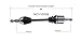 GSP NCV10028 CV Axle Shaft Assembly - Right Front (Passenger Side)