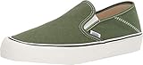 Vans Unisex Slip-ON SF (Salt WASH) Green Garden/Marshmallow Womens 6 / Mens 4.5