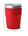 YETI Rambler 16 oz Stackable Tumbler, Vacuum Insulated, Stainless Steel with MagSlider Lid, Rescue Red
