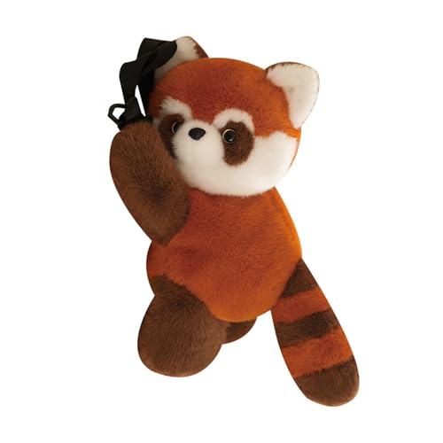 Sac à main de voyage panda rouge fini les doudous perdus grâce aux sangles - 7