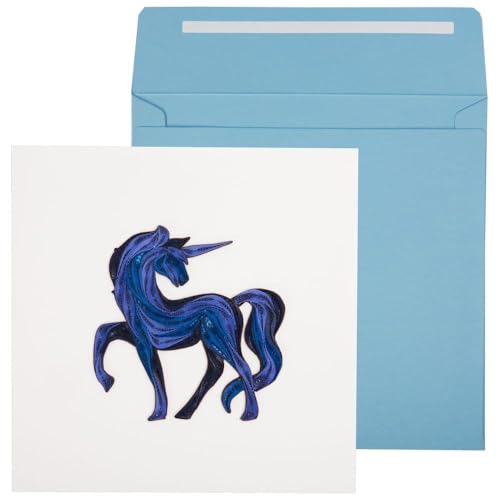 NIQUEA.D, Unciorn Quilling Blank Card - NIQUEA.D