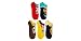 Disney Women's Princess 5 Pack No Show, Big Face Princesses, fits Sock Size 9-11 fits Shoe Size 4-10.5