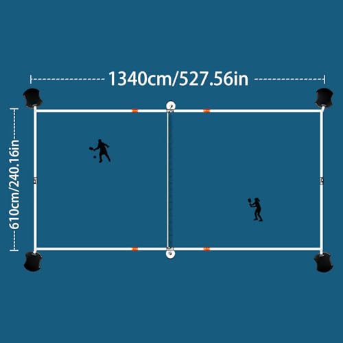 Líneas de límite de pickleball para canchas al aire libre 5