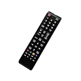 Fácil de operar TNNBNT Nuevo Control Remoto Compatible con Samsung LCD Smart TV UE32EH4003 AA59-00602A UE32EH4000W AA5900602A UE22ES5000W