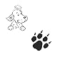 Jo-Jo Fibel 1. Schuljahr - Allgemeine Ausgabe - 2 Stempel: 2 Motive: Hund Jojo, Jojo-Pfote