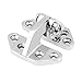 Bisagras de Acero Inoxidable, Bisagra Compas para Barcos, Bisagra H-Atch de Acero Inoxidable, Bisagra H-Atch para Barcos Marinos de Acero Inoxidable, Herrajes de Pasador ExtraíBle, Plata
