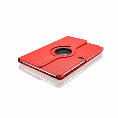 FAYGAOAI Red, Rotating Case for Samsung Galaxy Tab Note Pro 12.2 inch, 360 Degree Rotating Stand Cover with Wake/Sleep, Vertically and Horizontally Swivel, Multi-Angle Viewing Stand