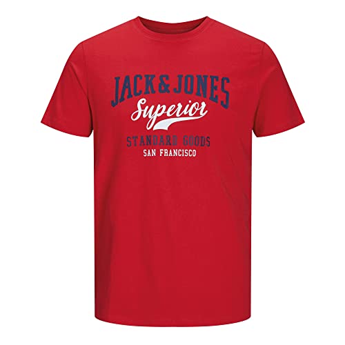 Ein stilvolles und hochwertiges T-Shirt für Jungen: JACK&JONES JUNIOR Jungen JJELOGO Tee SS O-Neck 2COL AW22 NOOS JNR T-Shirt
