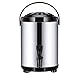 Distributeur D'eau Chaude Et Froide, Bouteille D'eau Chaude à Thé, 8l / 10l / 12l, Distributeur De Boissons Isolées De Grande Capacité, Adapté Au Bureau, à La Fête Et Au Buffet, T(Size:8L,Color:black)