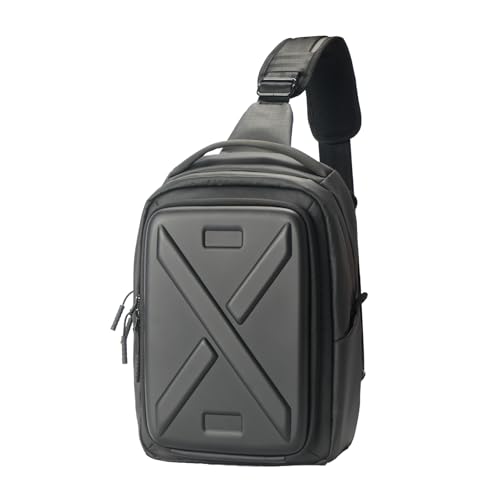 Besnfoto Camera Hardshell Case Crossbody Camera Sling Bag Small Waterproof Photography Bag for Mirrorless and DSLR Cameras